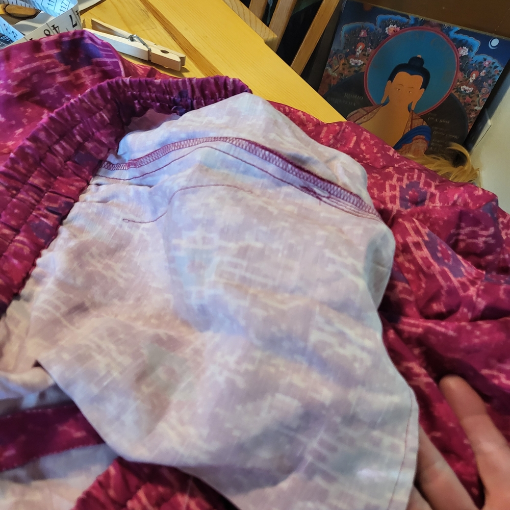 Ralph Lauren Fuchsia Patterned Lounge Pants - Picture 5 of 11